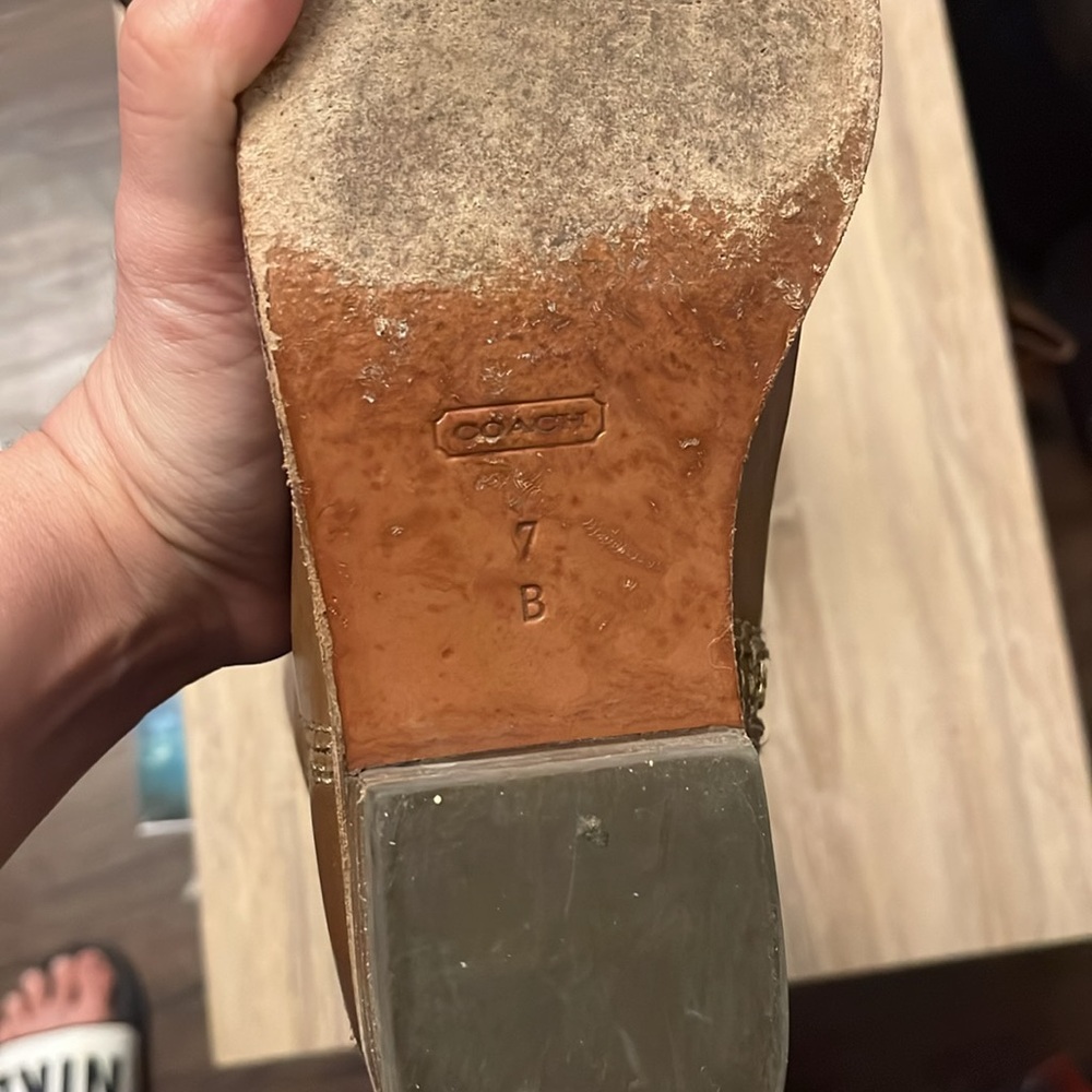 Vintage Coach Riding Boots Size 7 Brown - Picture 5 of 6